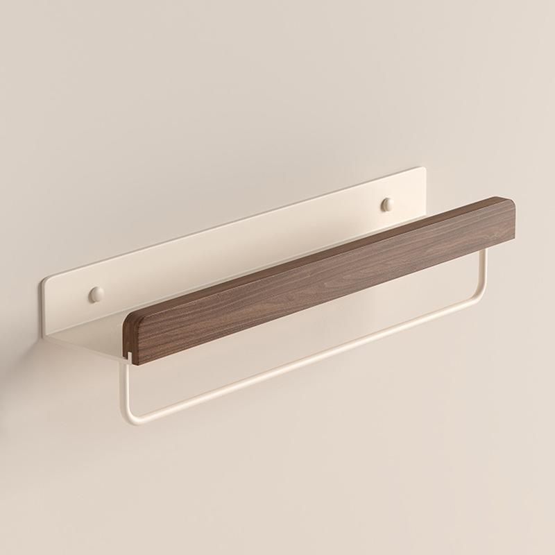 Белый Алюминиевый Настенный Полочный Стеллаж для Ванной Комнаты, Полка для Хранения в Душевой Кабине, Полка-Вешалка для Полотенец, Полка для Ванной Комнаты с Перекладиной