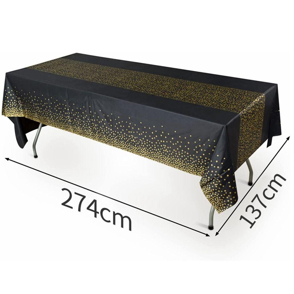 Plastic Disposable Table Decor for Party Tablecover Picnic Cloth Tablecloth Table Runner