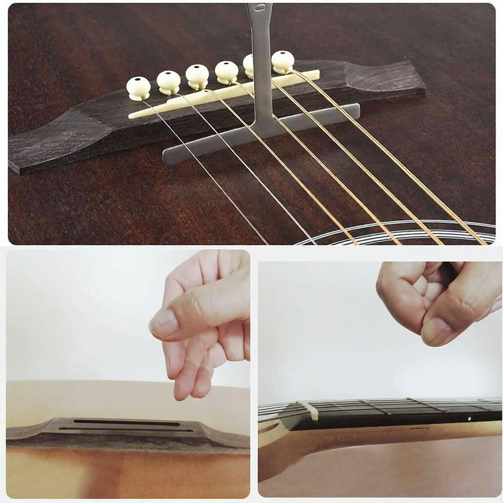 Guitar Measuring Ruler Bass Radian Measuring Rulers Guitar Strings Measuring Height Ruler Kit