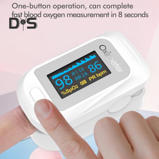 Измеритель кислорода в крови с цифровым дисплеем индекса PI, высокоточный, безболезненный для пальцев, портативный оксиметр для измерения насыщения крови кислородом