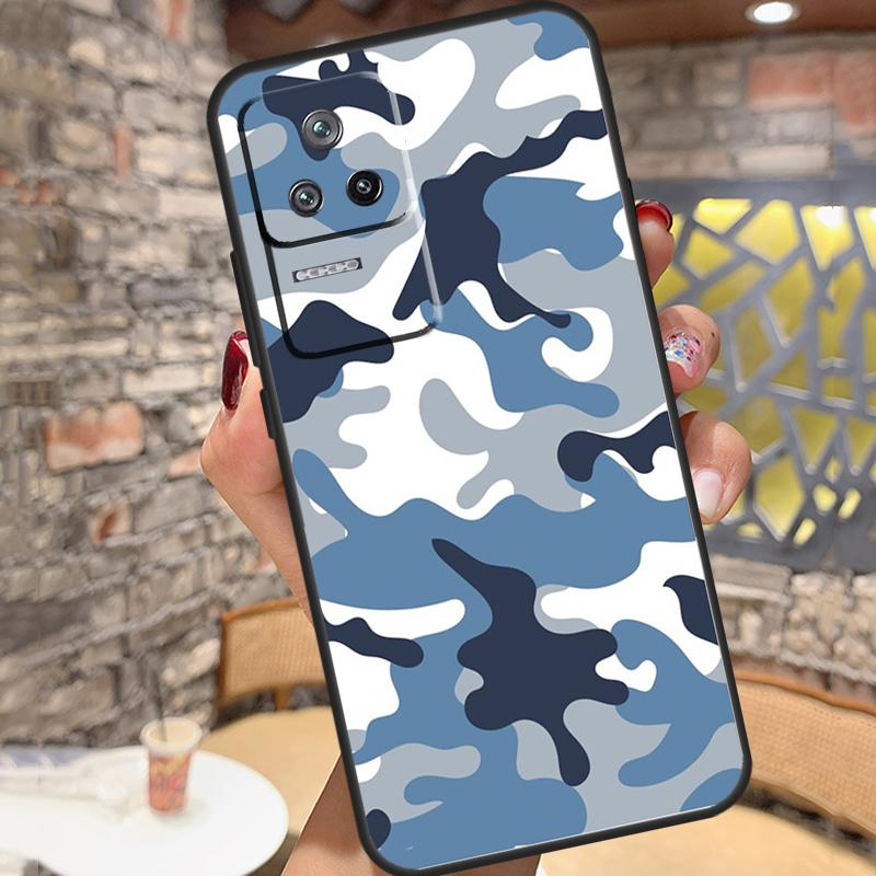 Camouflage Army Case For Xiaomi 13 14 15 Ultra 11T 12T 13T 14T Pro POCO X7 Pro X3 X5 X6 M6 F5 F6 Pro Cover