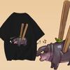 Футболка Moo Deng Tiny Baby Hippo Star Thailand Cute Pygmy Hippo Unisex для мужчин и женщин с принтом и круглым вырезом