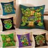 N-Ninja Movie T-Turtles Pillow Case Printing Pillowcase Living Room Sofa Cushion Cover Bedroom Room Decor