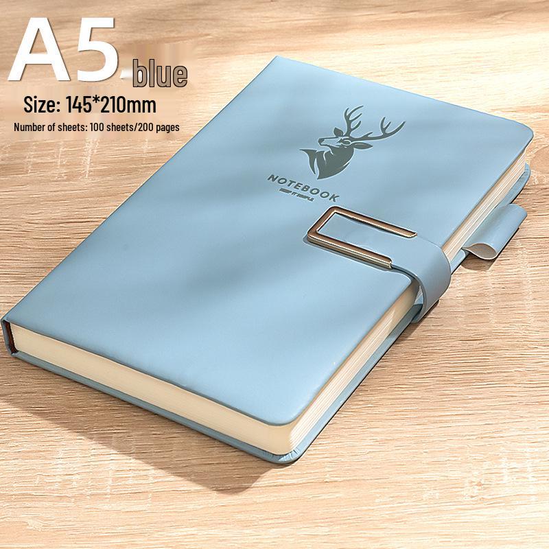 Personalized A5 Business Notebook with Logo - Thick Notebook for Office, Meetings, and Diary Use
