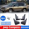 Mud Flap For Jeep Compass 2006-2010 Mudguards Fenders Compass Mud Flap Splash Guard Fenders Car Accessories Front Rear 4 PCS