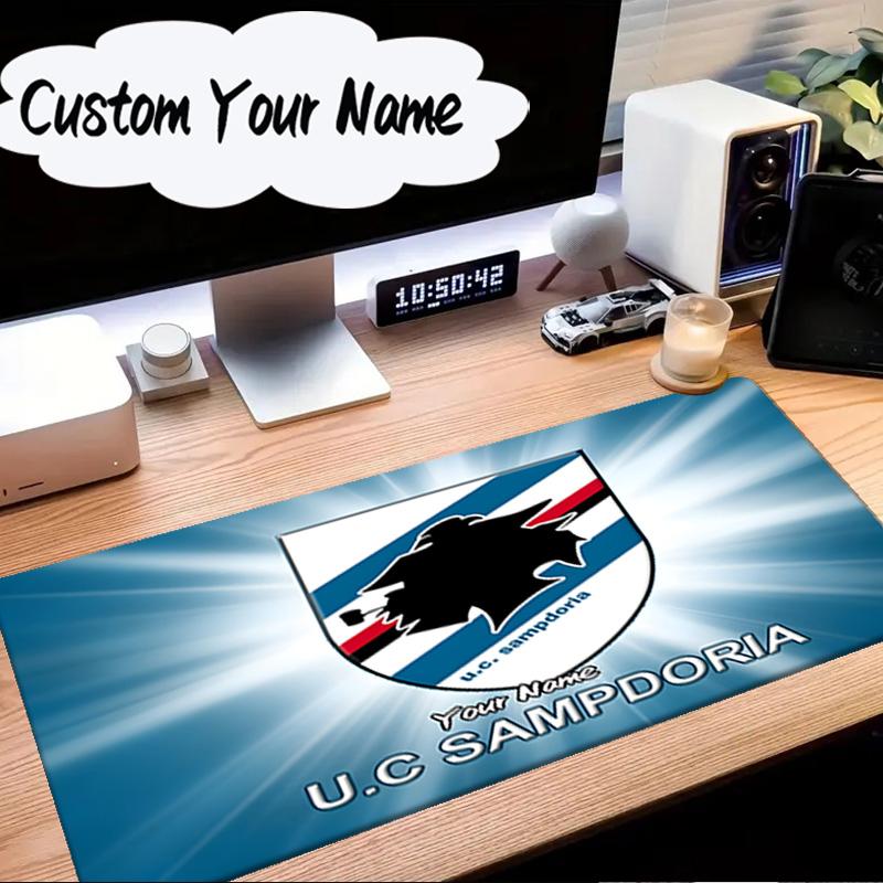 Custom Name Mouse pad Sam-pdoria Team Crest Design Mouse Pad Desk Mat, Non-Slip Rubber Backer Pad For Computer Notebook Gaming Mouse Pad Gift