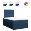 Maison Exclusive - Sommier à lattes de lit avec matelas Bleu 120x200 cm Tissu