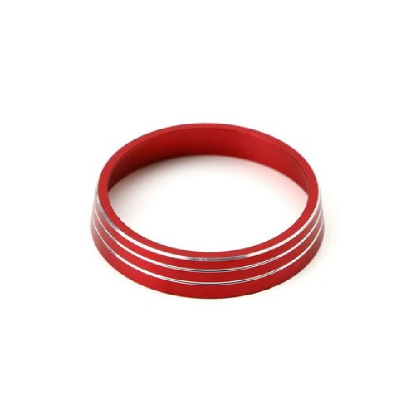 Red Aluminum Headlight Switch Button Knob Cover For 15-20 Ford F-150, 17+ Raptor