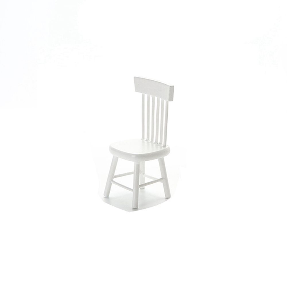 1/12 Dollhouse Miniature Table Furniture Toys Wooden Table Doll House Decoration Simulation Chair