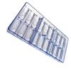 18 Well Oval Pills Shape Candy Mold Transparent Plastic Chocolate Molds Baking Accessories Sugarcraft Molding Tool