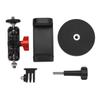 Magnetic Camera Mount Base Stand Kit Aluminum Alloy Silicone Pad Multi Angle Dual Ball Head