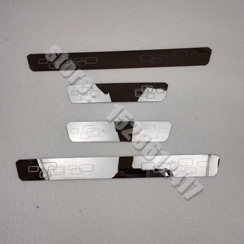 For Citroen C3 Aircross C4 Picasso C5 2017~ Accessories Door sill scuff plates thresholds protector Stickers Welcome Pedal
