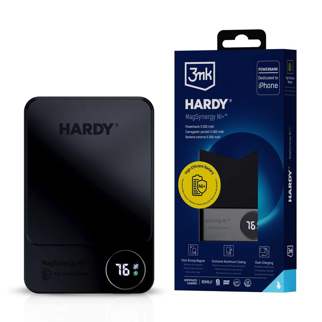 Accessories - 3mk hardy MagSynergy Ni+ 5,000mAh 22.5W USB 1C1L-Black