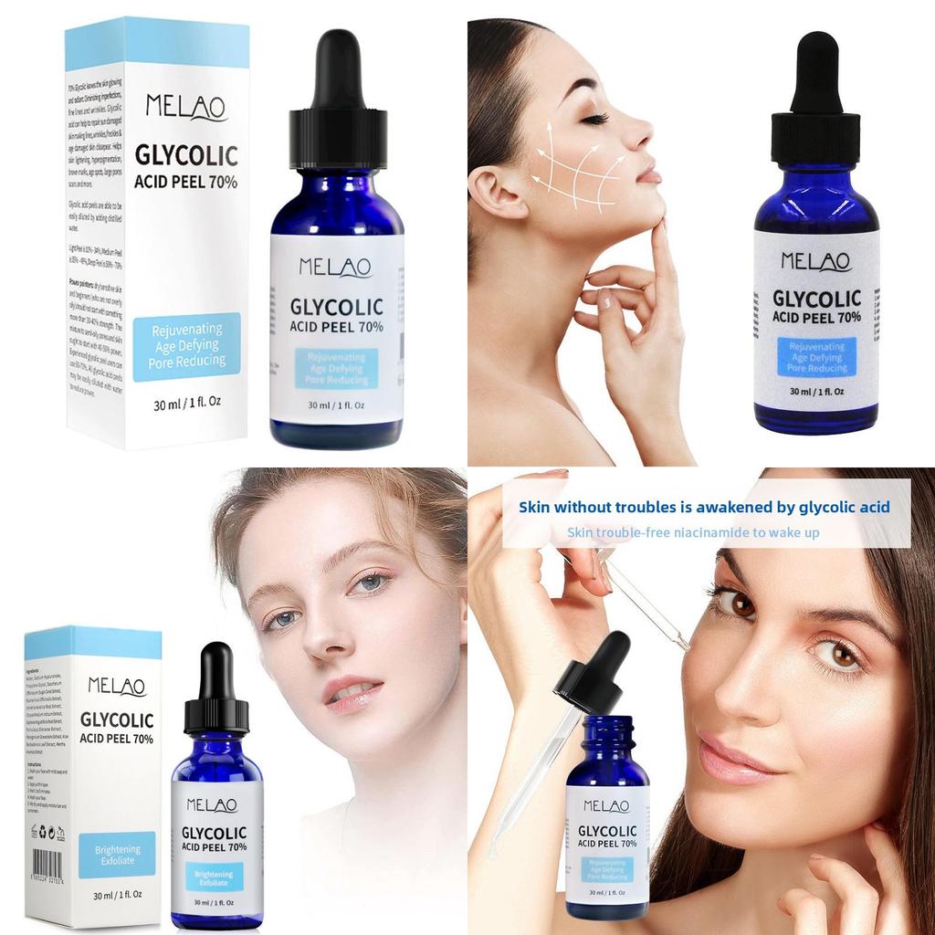 Гликолевый эксфолиатор Кислотный химический эксфолиант Осветляет цвет лица