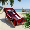 Bologna FC 1909 Печатное пляжное полотенце, Большое мягкое быстросохнущее полотенце для пляжа, кемпинга, плавания
