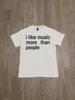 Music Lovers Casual Tshirt Cotton Graphic Oversized Unisex Tshirt Streetwear Trendy Cotton Y2k Short Sleeves Couples Classic