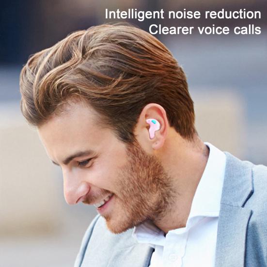 Беспроводные наушники X55 True Bluetooth-совместимые 5,3-дюймовый водонепроницаемый светодиодный дисплей с шумоподавлением и длительным сроком службы батареи