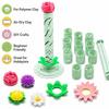 3D Printed Polymer Clay Flower Shaper Reusable DIY Clay Floral Mold Tool  Modeling Clay