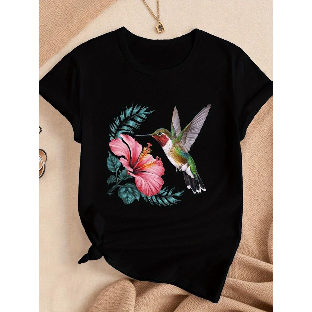 Женская футболка с принтом «Красная роза», Comfort Edition