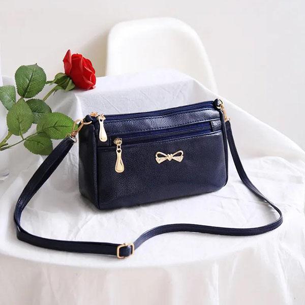 Женская однотонная сумка на одно плечо, мягкая кожаная сумка-мессенджер, офисные женские легкие сумки для покупок