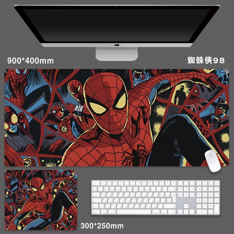 For Spider-Man Mouse Pad Extra Large Game Animation Computer Keyboard(80X40cm)