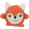Jouet Peluche - Trixie - Renard Rond - Orange - Lot De 2 - Doux Et Résistant