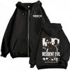 Limited Leon Kennedy Zip Up Hoodies Resident Evil Requiemm Jacket Sweatshirt Men Women Violence Zipper Coats