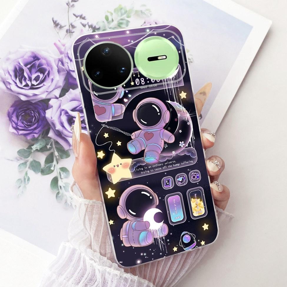 6,84'' Прозрачный чехол для Huawei Nova 15 Pro Чехол Модный Милый Расписной Мягкий Корпус Телефона для Huawei Nova 15Pro KLE-AL00U