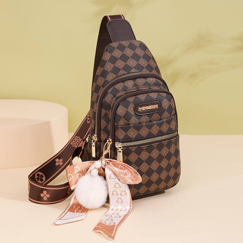 Нагрудная сумка Женская сумка через плечо Нагрудная сумка Рюкзак Женская маленькая сумка с принтом