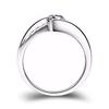 Sanjie Silver-Plated Yuanding Sansheng Women's Wedding Ring - Korean Fashion Jewelry for Couples