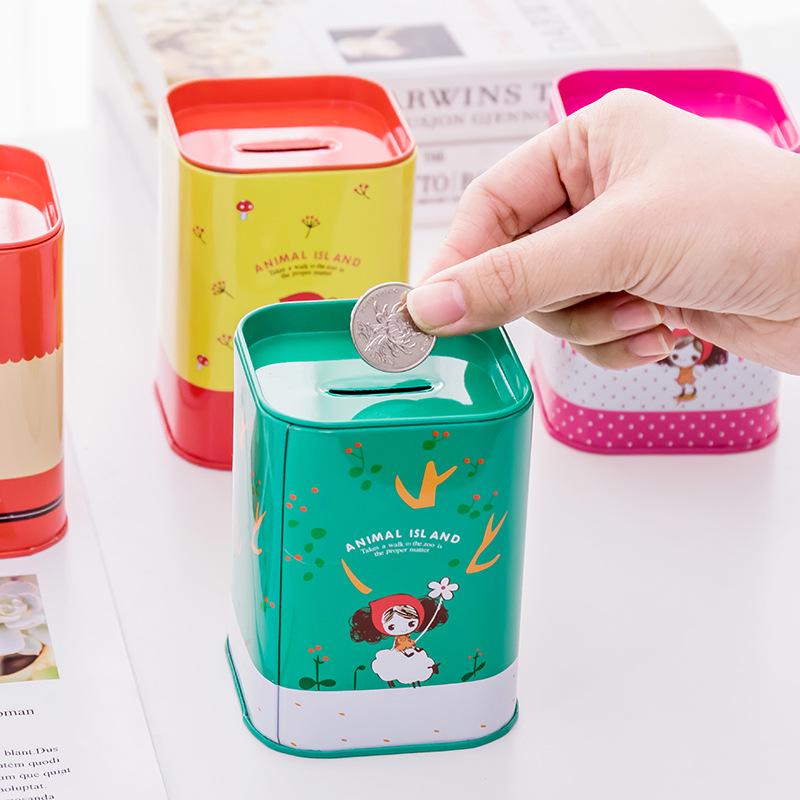 Корейская британская мультяшная металлическая копилка в виде животного