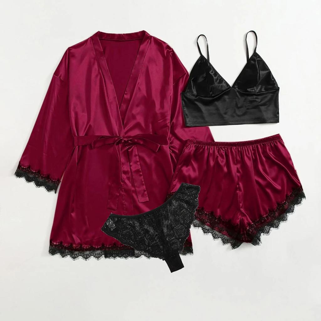 Модное сексуальное нижнее белье для сна, нижнее белье Babydoll, кружевная ночная рубашка
