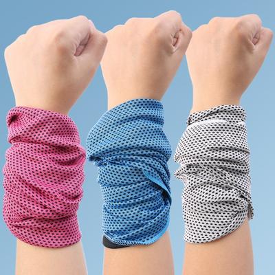 Полотенце для спорта на открытом воздухе Ice Towel Быстрое мгновенное охлаждение Микрофибра Быстросохнущие полотенца Фитнес Йога Тренажерный зал Бег Салфетка Потонепроницаемые полотенца