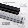 Aluminum Construction Weekly Pill Organizer Large Capacity Pill Organizer Pill Box  Supplements