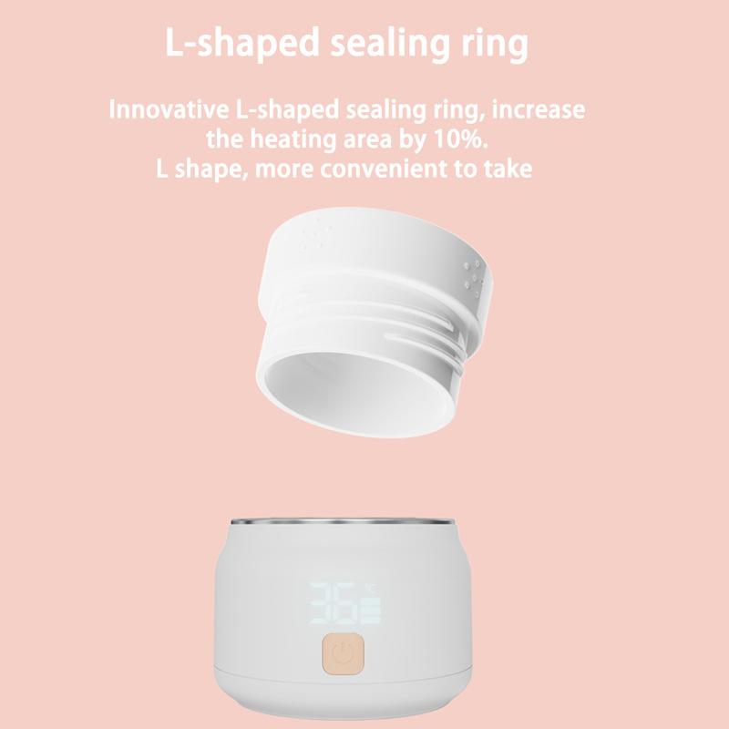 Высококачественный портативный многофункциональный подогреватель для молока с беспроводной изоляцией и малым объемом, подогреватель для детских бутылочек с молоком с USB-подогревом