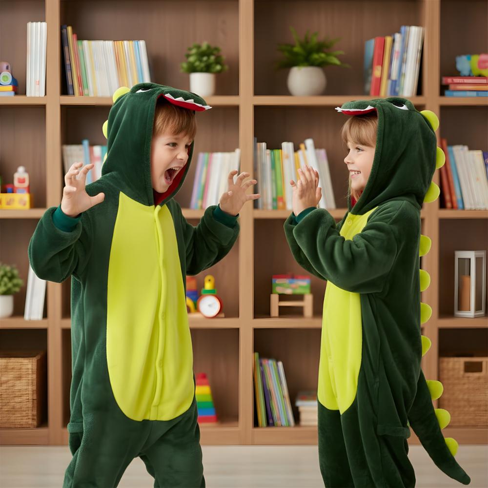 Piżama Onesie Kigurumi Kostium Przebranie Dinozaur 125-135Cm