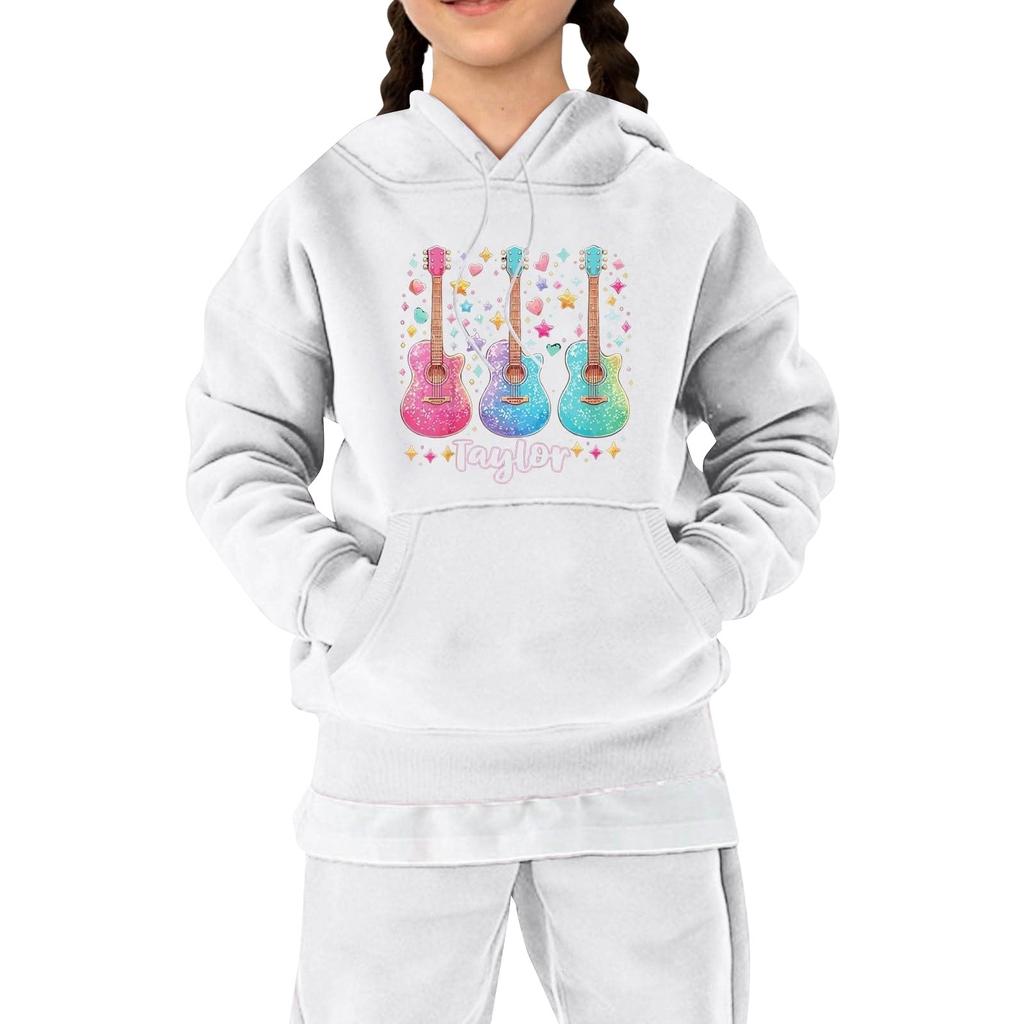 Детская флисовая толстовка с капюшоном и длинными рукавами на осень и зиму, унисекс, повседневный топ с рисунком из мультфильмов