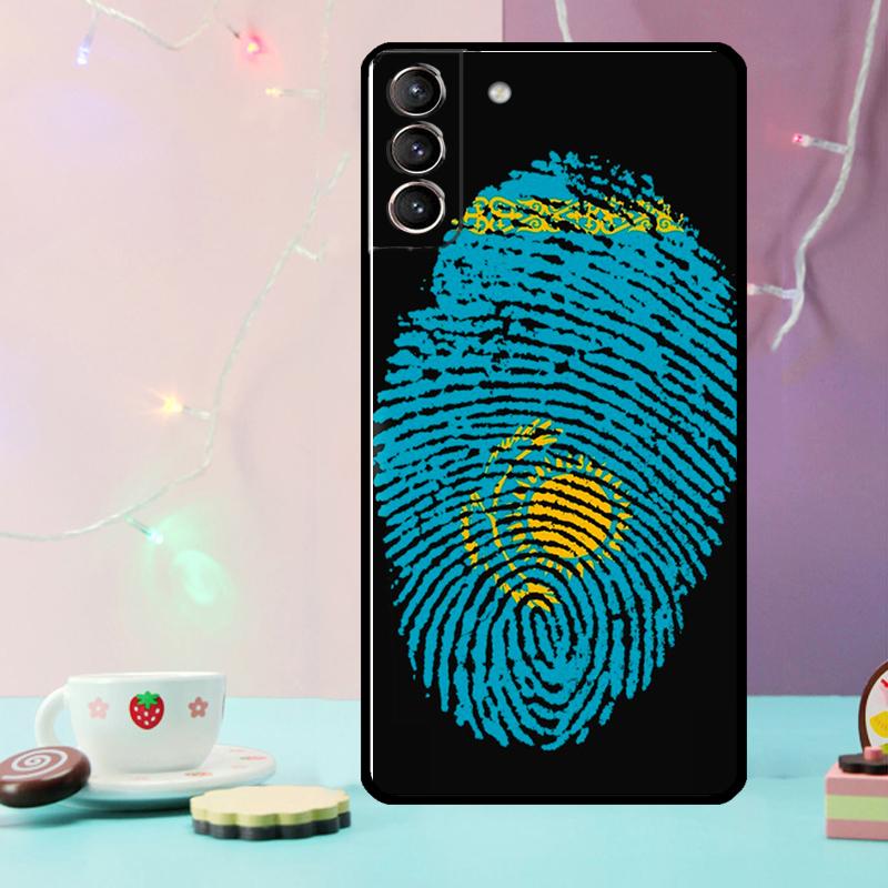 Чехол для телефона Флаг Казахстана Для Samsung Galaxy S24 S25 Ultra S21 S22 S23 Ultra S9 S10 S20 Plus S25 FE