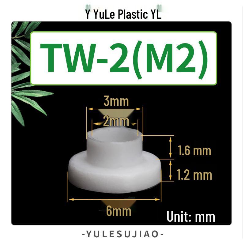 Nylon Insulating T-Type Plastic Washer for Transistor