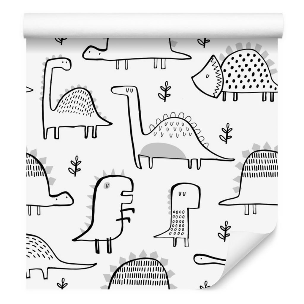 Wallpaper Dinosaurs plants nature for living room and bedroom 50x1000