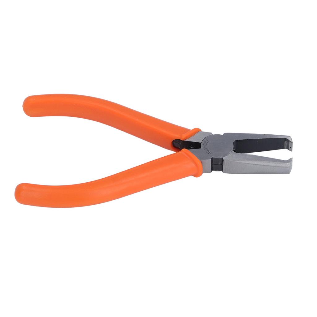 Поперечные торцевые кусачки 8 мм CRV с длинным носом и плоскими губками, кусачки с автоматической пружиной сброса для электрики