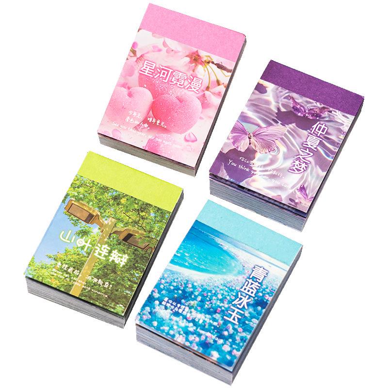 Вдохновленные детские бумажные наклейки для фона - красочный набор для самостоятельного украшения с темой четырех времен года - большая емкость