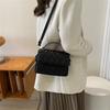 Mini Casual Quilted Crossbody Bag with Magnetic Closure and Adjustable Strap,Small Handbag Tote Shoulder Bag for Women Daily Use