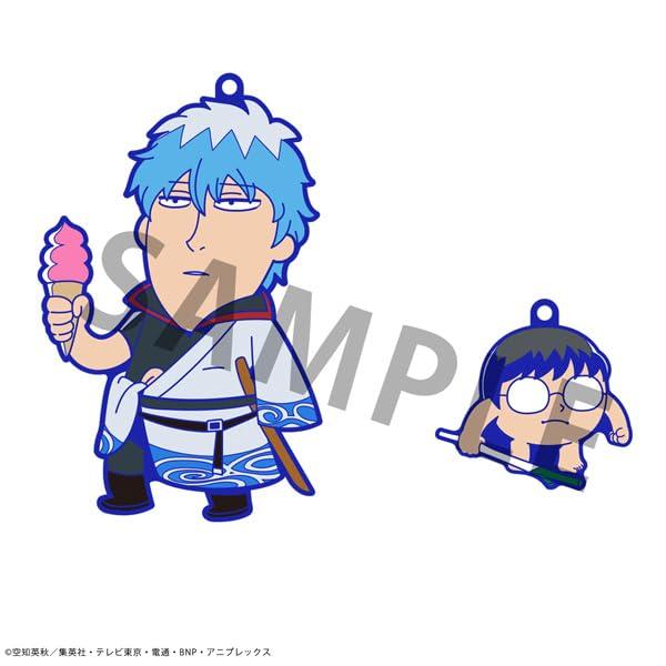 Gintama x Okawa Bukubu Gintama Резиновый маскот 90мм ПВХ Резиновый маскот с шариковой цепочкой Ошанти [Перепродажа] (BOX) Прибл.
