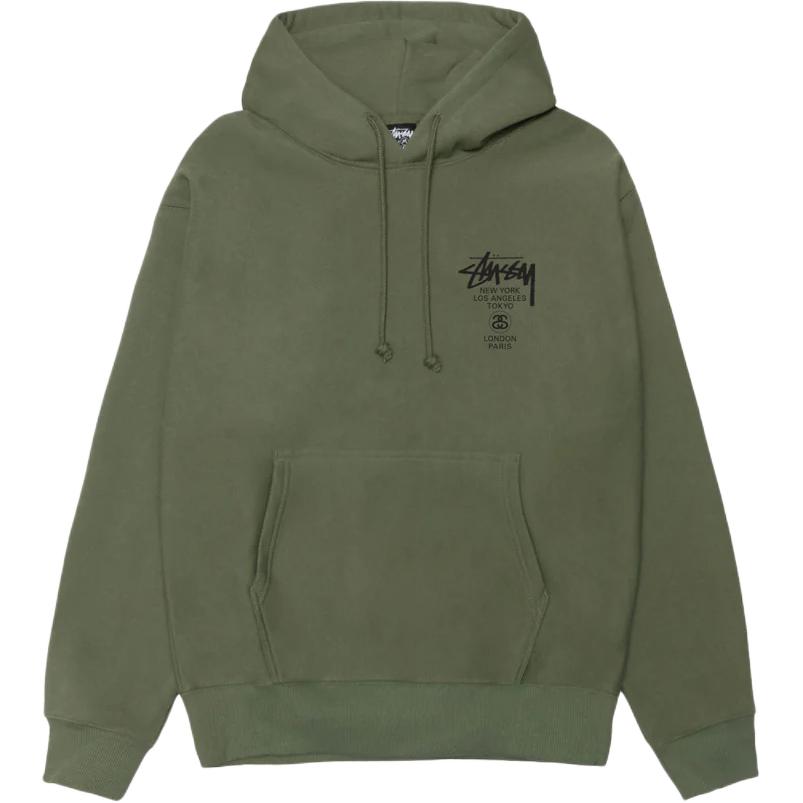 Stussy World Tour Pigment Dyed Hoodie 3923962