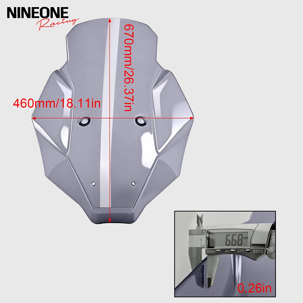 Front Fairing Windscreen Windshield Flyscreen Visor fit for Honda ADV350 ADV 350 2022-2026 Wind Shield Wind Deflector 2024 2025