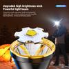LED Headlight Wave Sensor Headlight Ultra Strong Flashlight High-power Mountaineering Hiking Lighting Waterproof Camping Lantern