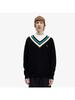 [hq Оригинал] Fred Perry [резкий] Вязаный трикотаж с V-образным вырезом и отделкой бретелями  102  Afpm2336523 102 qzgAfpm2336523 102
