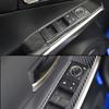 4x Накладка на переключатель стеклоподъемника из углеволокна, левая/правая, для 13-20 Lexus IS250 IS350
