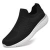 Мужские летние дышащие слипоны из сетки Flyknit - Модные корейские повседневные спортивные кроссовки